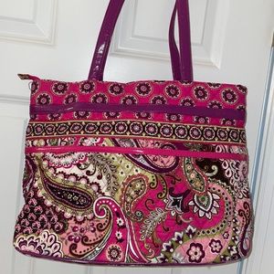 Vera Bradley Very Berry Paisley Handbag